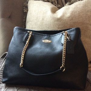 Genuine leather vintage Coach handbag!!